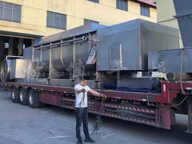 內蒙古常盛藥業有限公司購買菌渣污泥槳葉干燥機